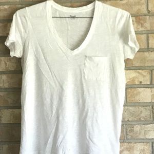 Madewell XS white loose t shirt